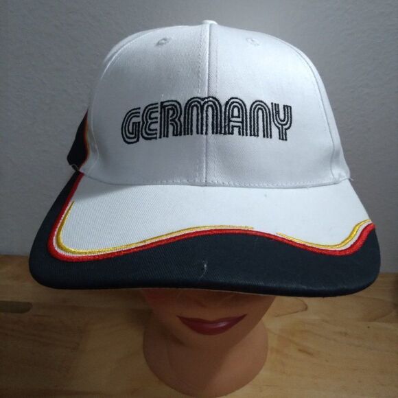 Vintage Germany Soccer Football Strap Back Hat Cap - Picture 1 of 7